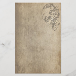 Papeterie Crâne gothique