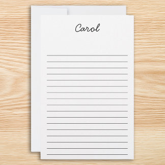 Papeterie Créez votre propre papier ligné personnalisé