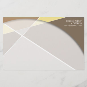 Papeterie Criss Cross Geometry Motif de style