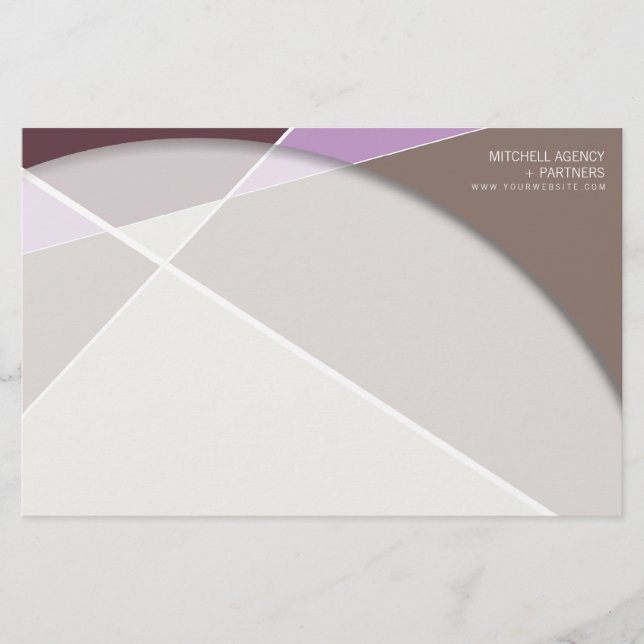 Papeterie Criss Cross Geometry Motif de style  (Devant)