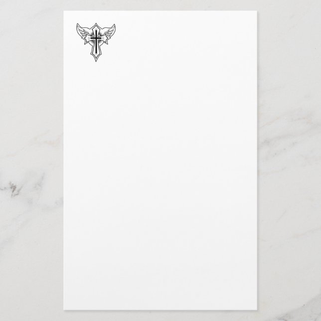 Papeterie Croix chrétienne (Devant)