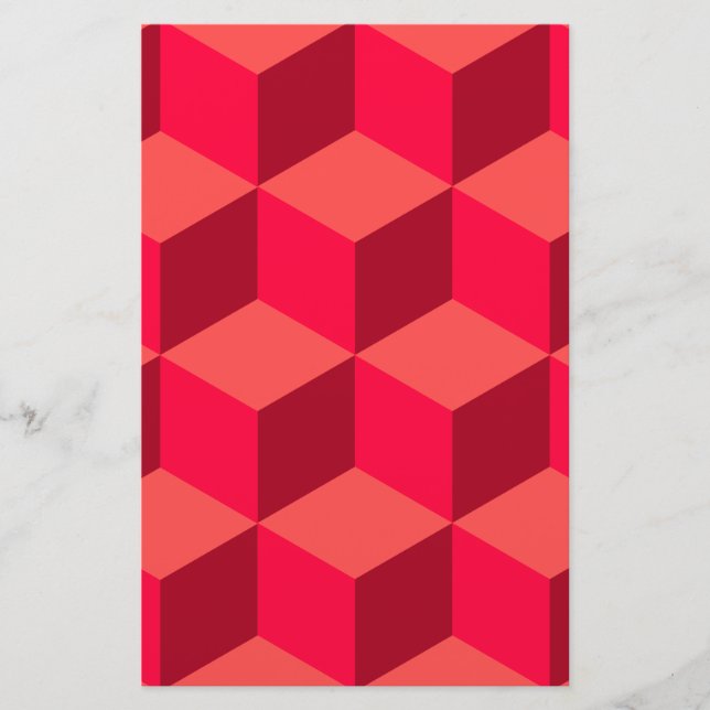 Papeterie Cubes rouges (Devant)