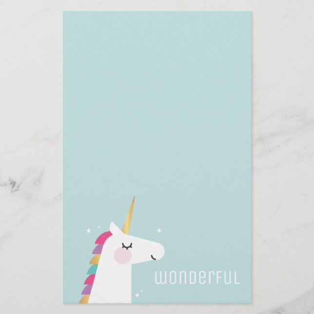 Papeterie Cuisine et moderne Rainbow Unicorn (Devant)