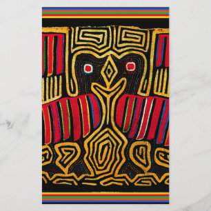 Papeterie Cuna Indian Mola Duck Design