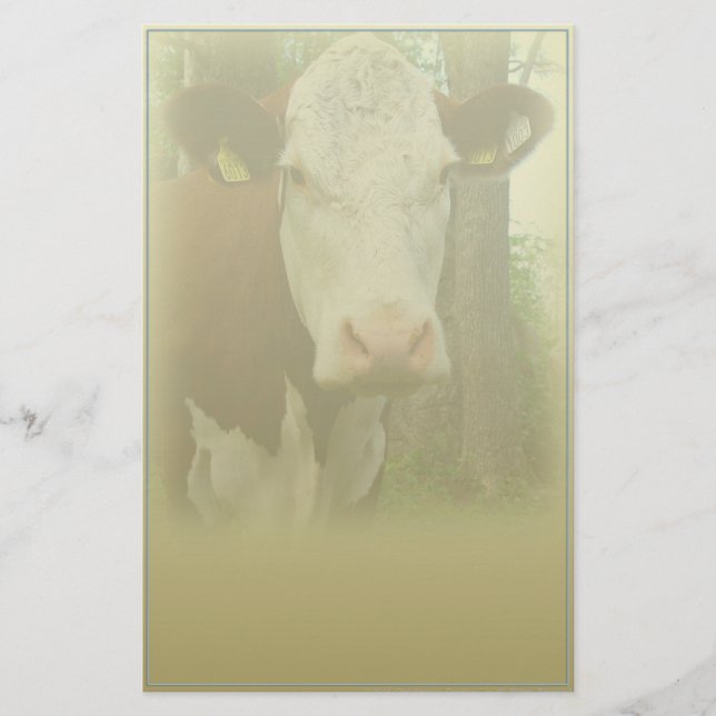 Papeterie curieuse de vache (Devant)