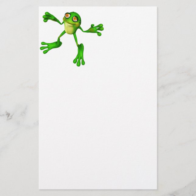 Papeterie Cute Froggy verte (Devant)