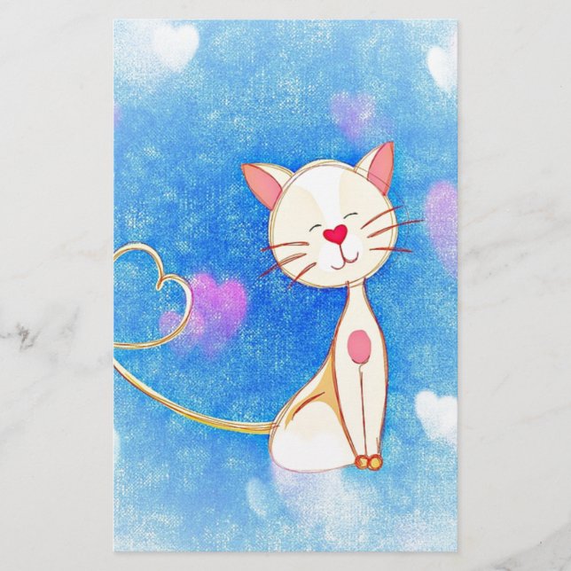 Papeterie Cute Love Chat (Devant)