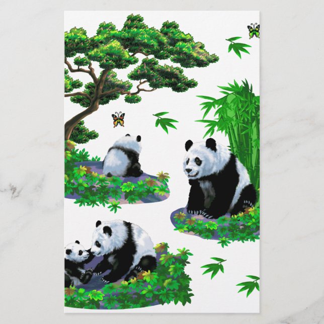 Papeterie cute panda (Devant)