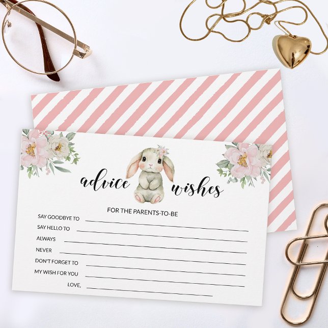 Papeterie Cute Woodland fille baby showers conseils (Créateur téléchargé)