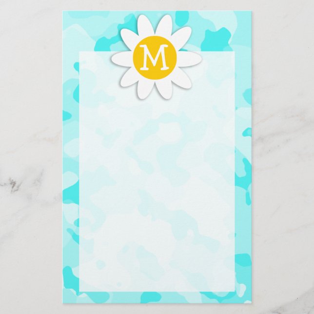 Papeterie Daisy sur Camo Celeste ; Camouflage (Devant)