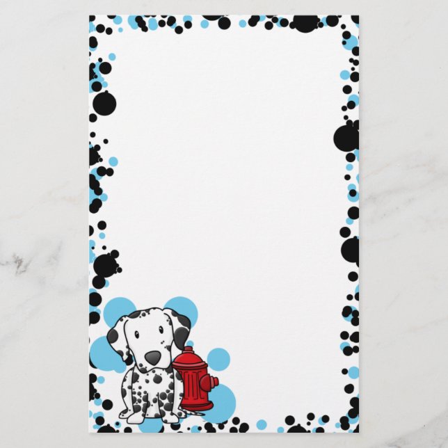 Papeterie dalmatienne de Kawaii (sans doublure) (Devant)