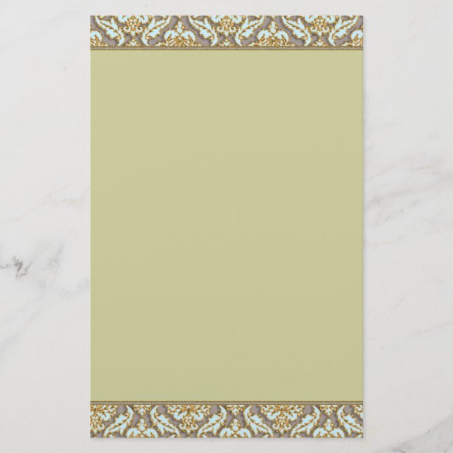 Papeterie Damas bleu et gris 100% papier Recyclé (Devant)