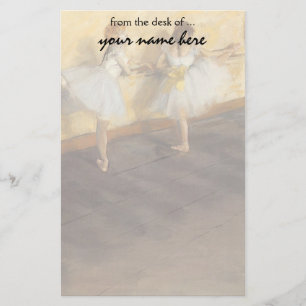 Papeterie Danseurs au Bar par Edgar Degas, Ballet Vintage