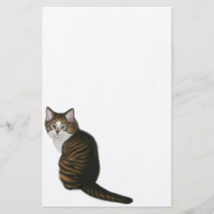 Papeterie de chat de ragondin du Maine