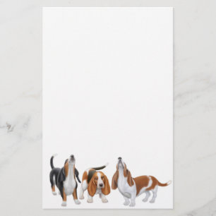 Papeterie de chiens de basset