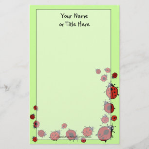 Papeterie de coccinelle