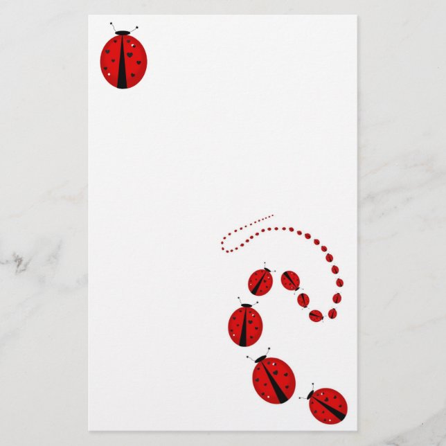 Papeterie de coccinelle (Devant)