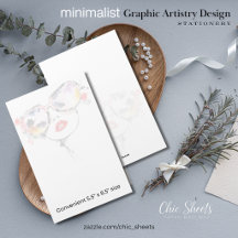 Papeterie de conception artistique graphique minim