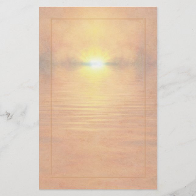 Papeterie de coucher de soleil (Devant)