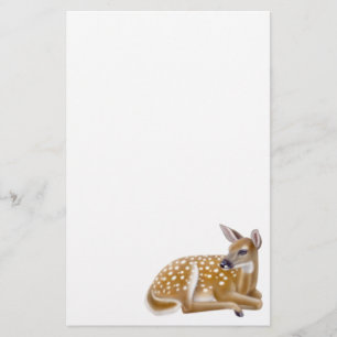 Papeterie de faon de cerf de Virginie
