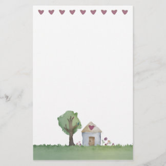 papeterie de jardin de maison d'amour