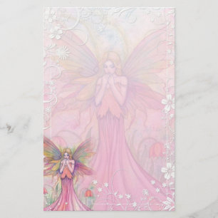Papeterie de la fée aux fleurs fantaisistes par Mo