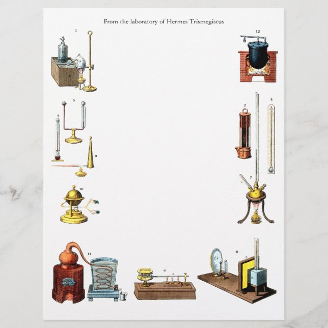 Papeterie de laboratoire d'alchimie (Devant)