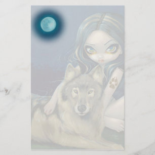 Papeterie "de lune de loup"