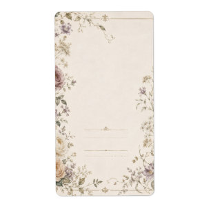Papeterie de mariage de style jardin vintage