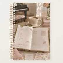 Papeterie de musique et de café de luxe doux