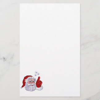 Papeterie de Noël du père noël