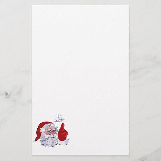 Papeterie de Noël du père noël (Devant)