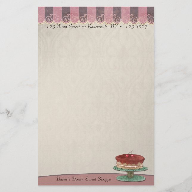 Papeterie de pâtisseries (Devant)