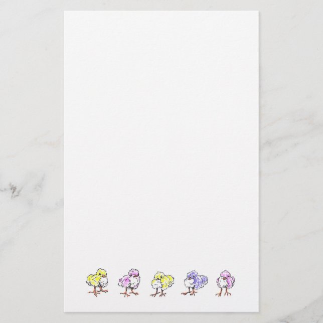 Papeterie de poussins de Pâques (Devant)