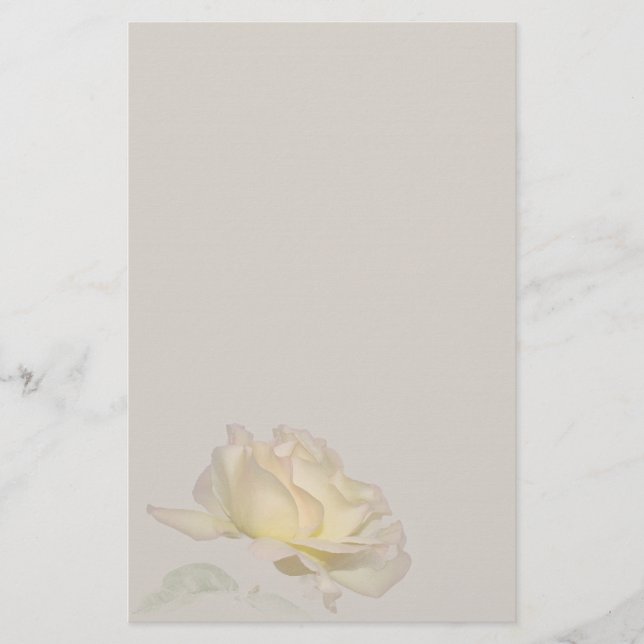 Papeterie de rose jaune (Devant)