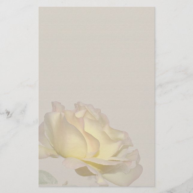 Papeterie de rose jaune (Devant)