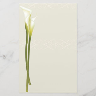 Papeterie de zantedeschia