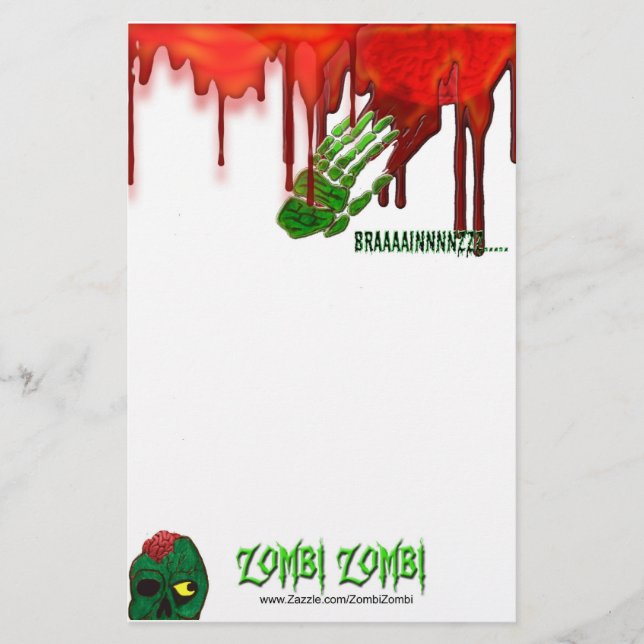 papeterie de zombi (Devant)