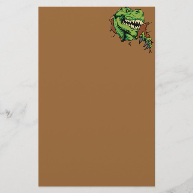 Papeterie Déchirures de T Rex (Devant)