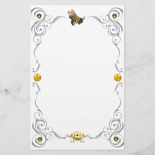 Papeterie Défiler l'abeille de miel (Devant)