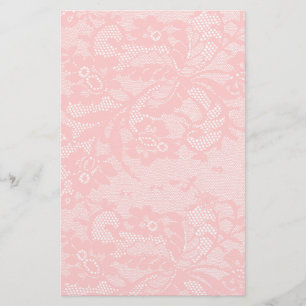 Papeterie Dentelle rose