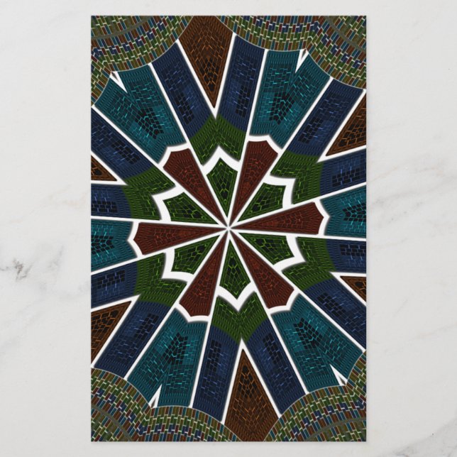 Papeterie Design inspiré de Sari avec détails complexes (Devant)