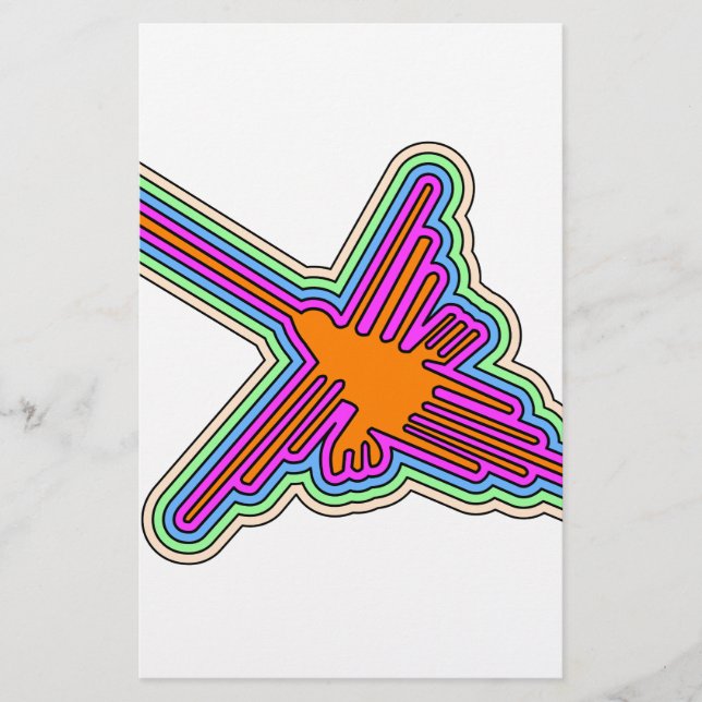 Papeterie Dessin de Nazca Hummingbird Pérou (Devant)