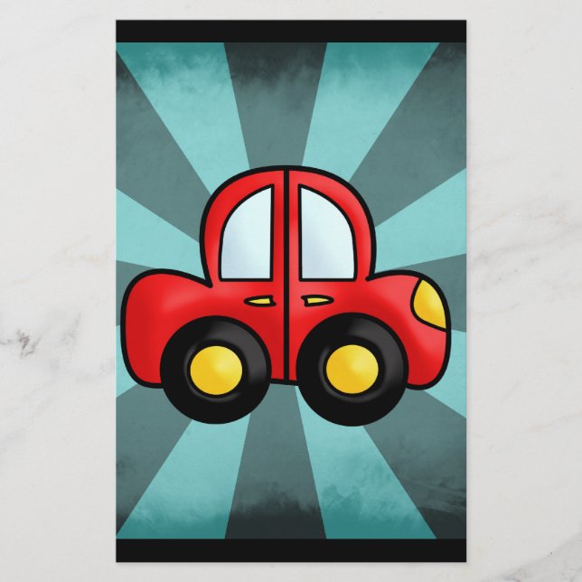 Papeterie dessin de voiture (Devant)