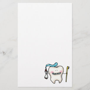 Papeterie dessin humoristique sur les dents
