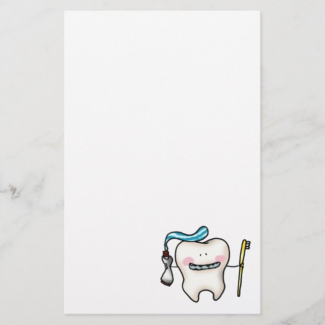 Papeterie dessin humoristique sur les dents (Devant)