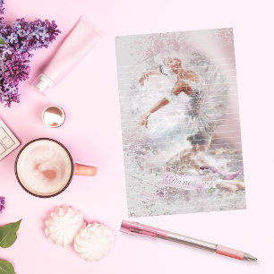 Papeterie Deux Ballerinas Dance Lined