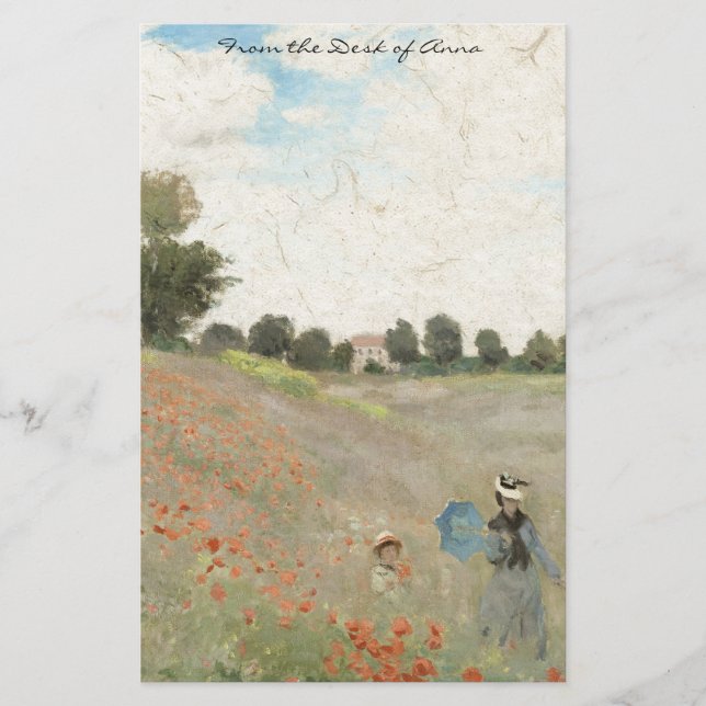 Papeterie d'impressionisme de fleurs sauvages de (Devant)