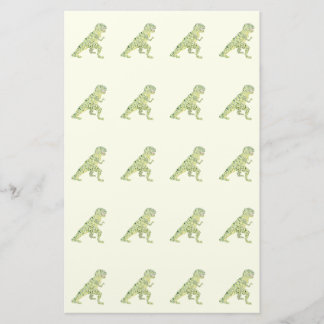 Papeterie Dinosaure aux points