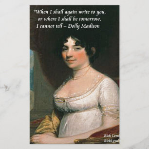 Papeterie Dolly Madison & Célèbre Citation Où je serai